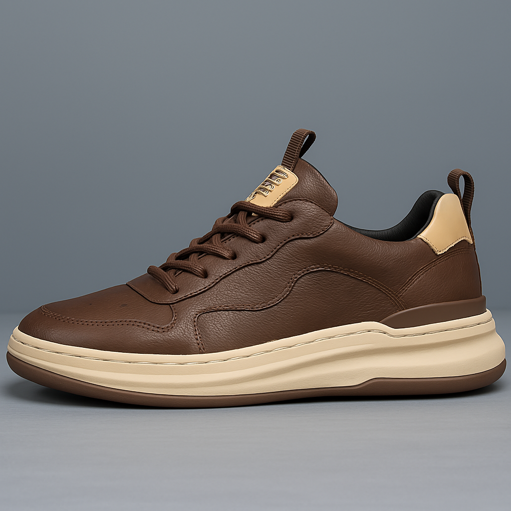 Truewear London™ | Waveform Leather Sneakers