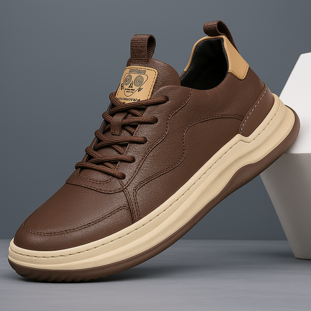 Truewear London™ | Waveform Leather Sneakers