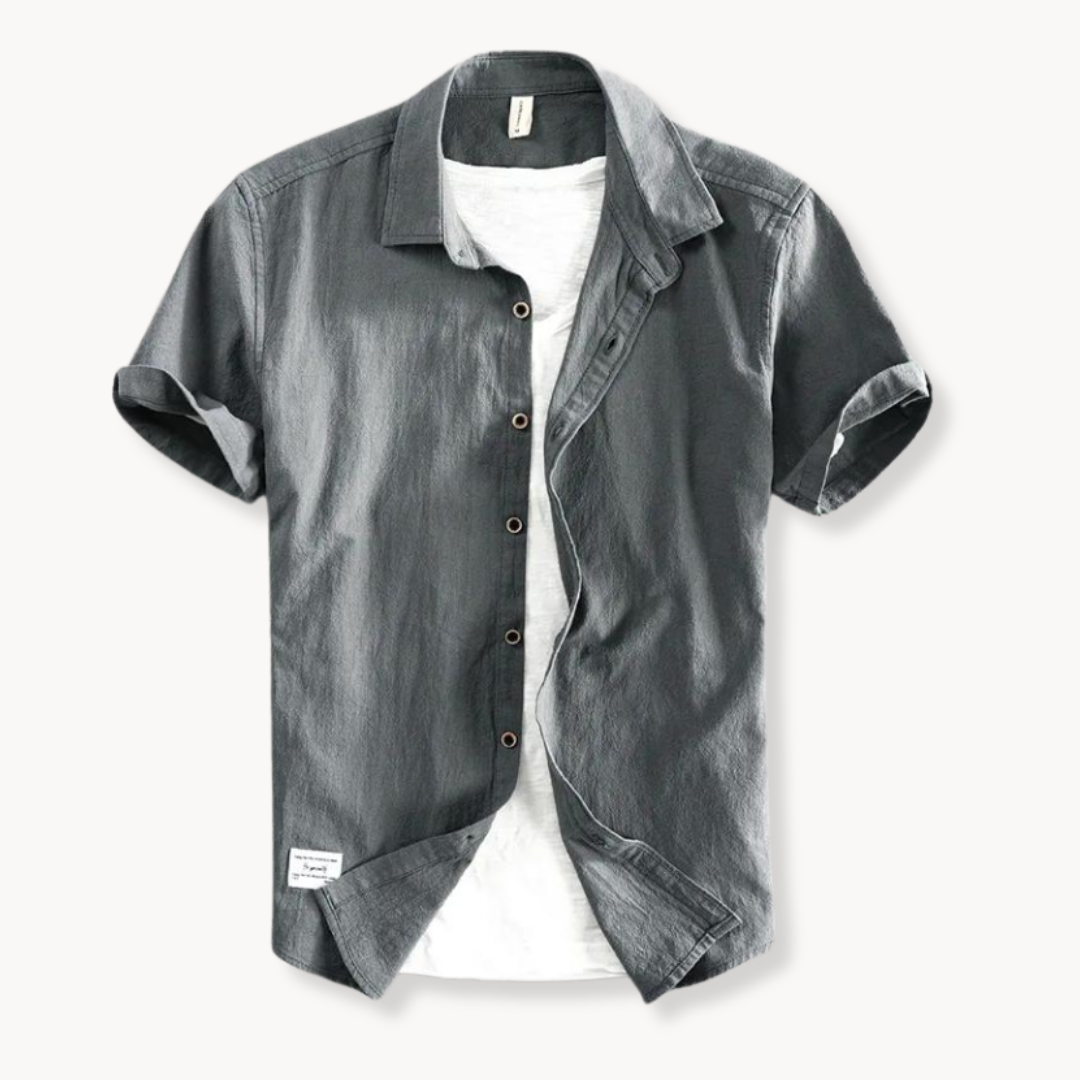 Truewear London™ | Slate Linen Shirt