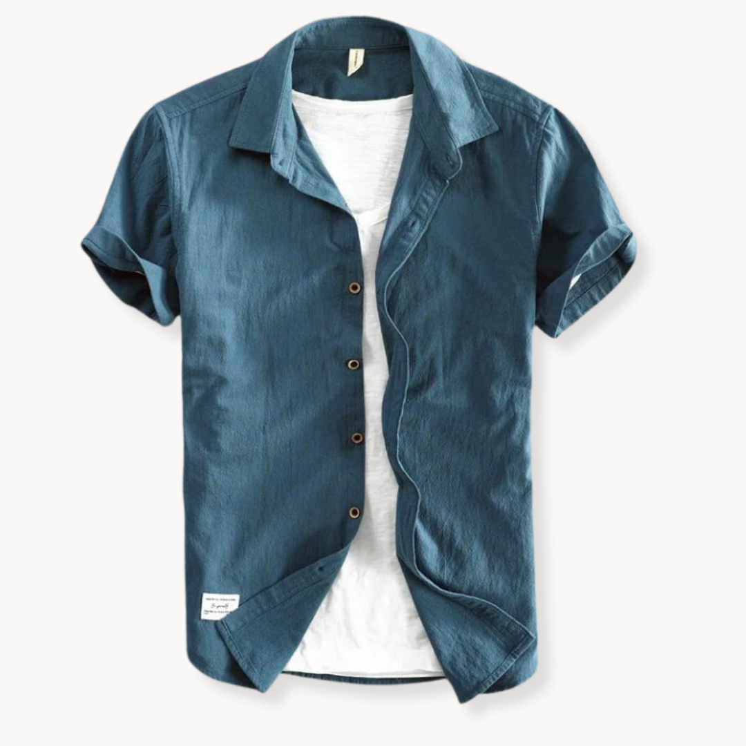 Truewear London™ | Slate Linen Shirt