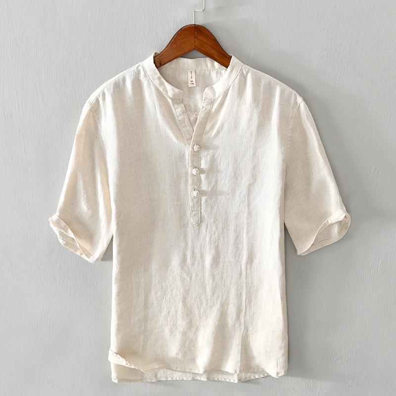 Truewear London™ | Sandstone Linen Shirt