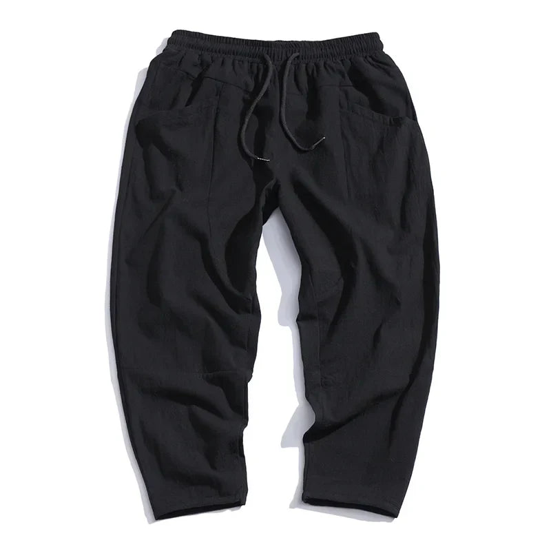 Truewear London™ | Oslo Cropped Linen Pants