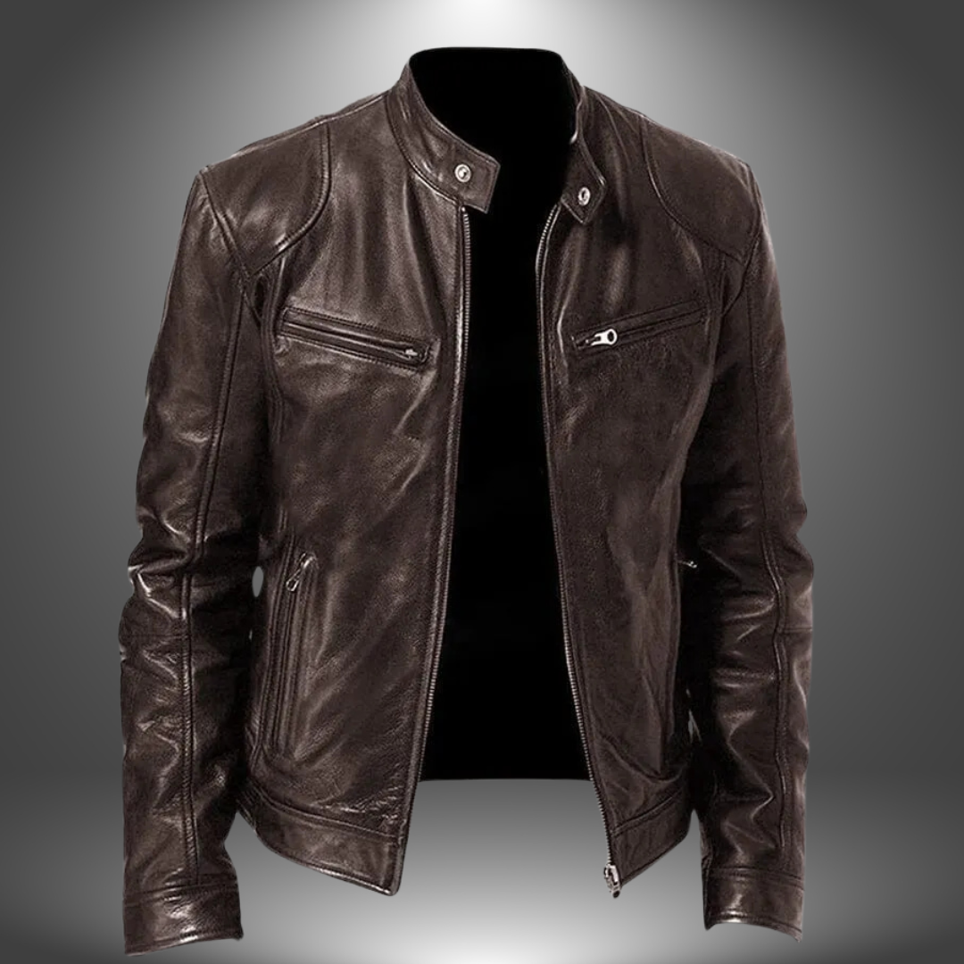 James | Men's Handcrafted Leather Jacket