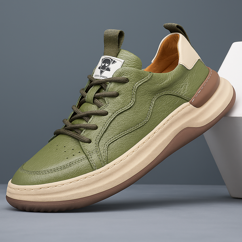 Truewear London™ | Waveform Leather Sneakers