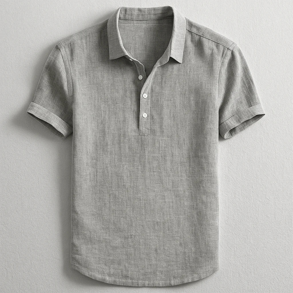 Edward™ | Fashionable Linen Polo Shirt